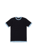 Madonna Oversized T-shirt Dress - Black