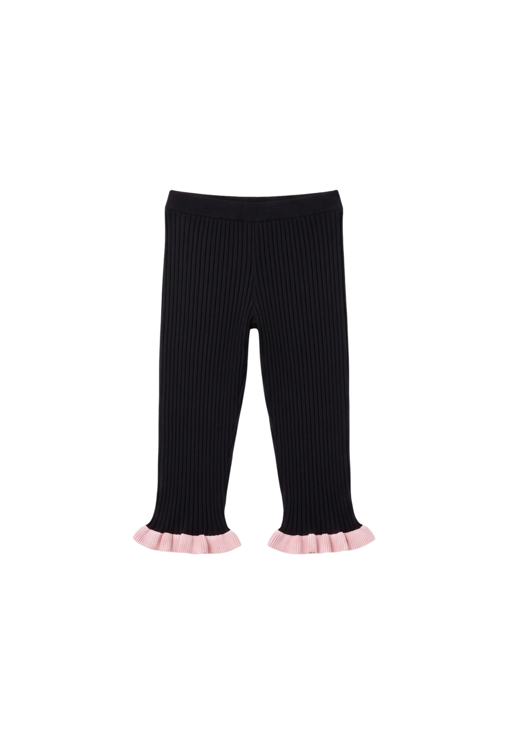 Madonna Capri Pants - Black & Soft Pink