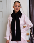 Michel Collar Scarf - Ribbed Merino Knit
