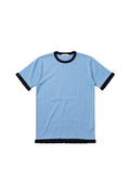 Madonna T-shirt Dress - Sky Blue & Black